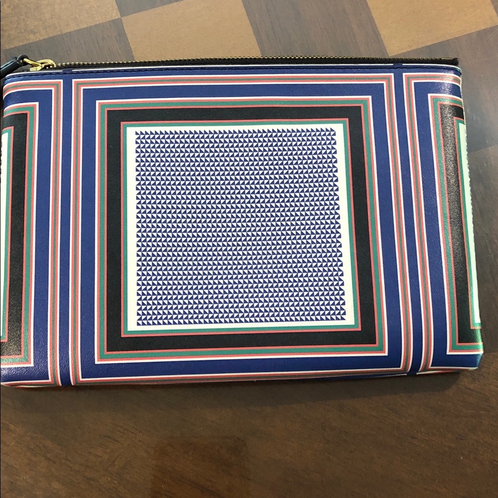J Crew Geometric Patterned Clutch - image 4